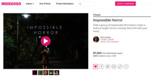 Impossible Horror Indiegogo page final